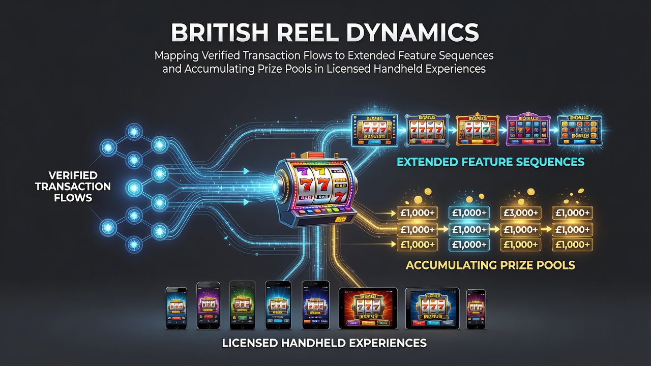 Diagram showing transaction verification paths connecting to mobile slot features and prize accumulation