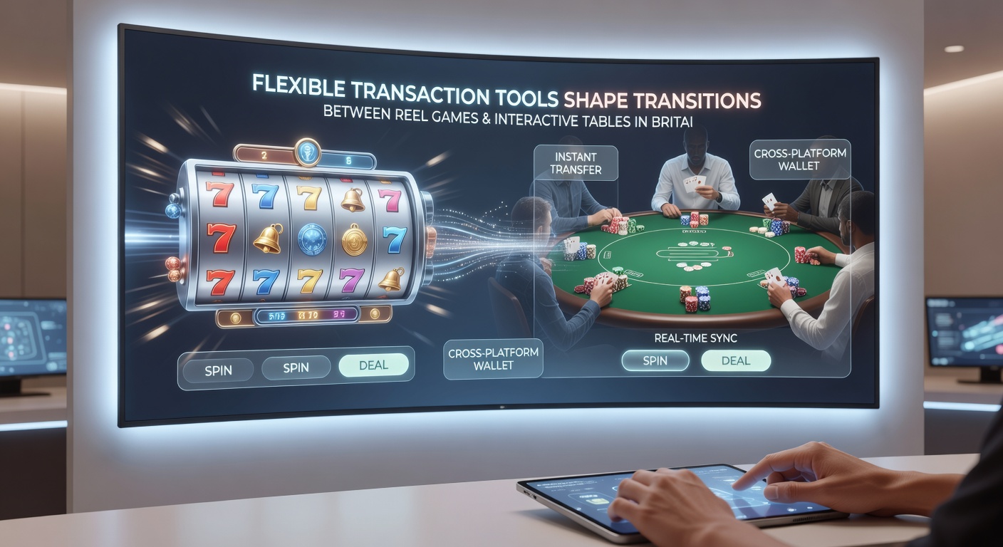 Close-up of a smartphone displaying linked wallet balance between slot and live table sections