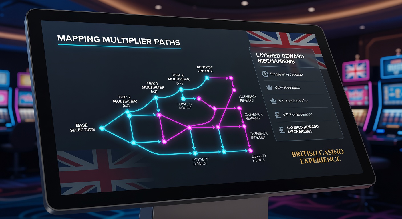 Close-up view of secure funding routes integrated into a British casino app interface with multiplier indicators