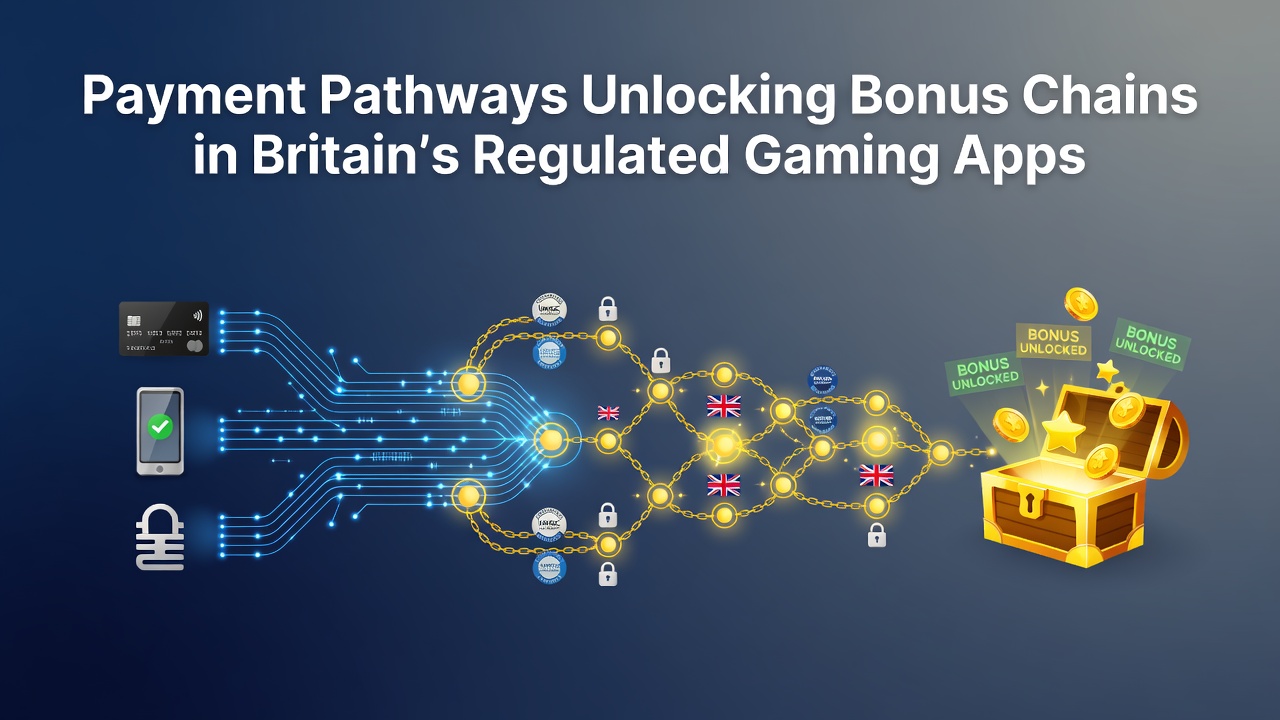 Diagram showing secure payment integrations within British gaming applications that trigger successive bonus layers