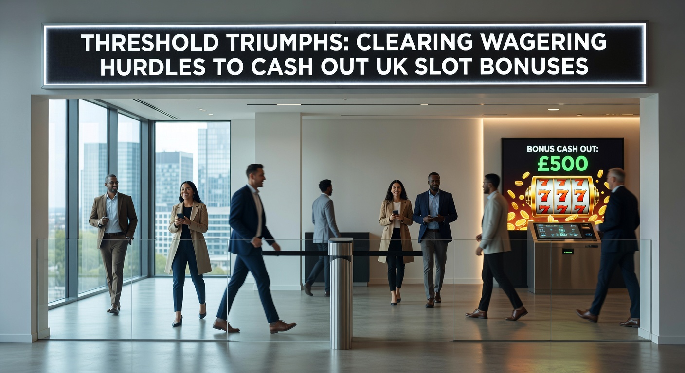Graph illustrating wagering requirement clearance timelines for various UK slot bonuses, with progress bars and success rates