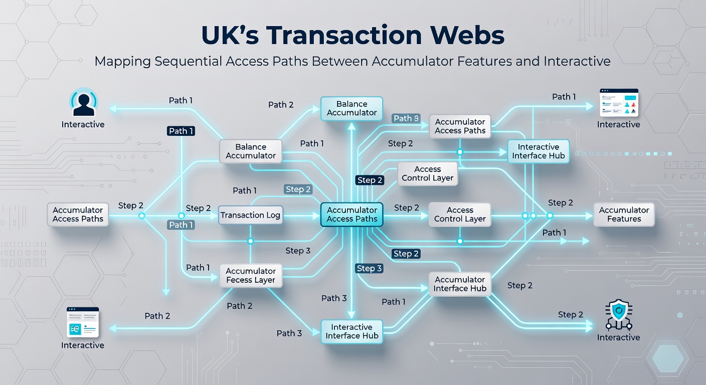 Flowchart showing varied banking channels linking UK accumulator bonuses with live interactive tables