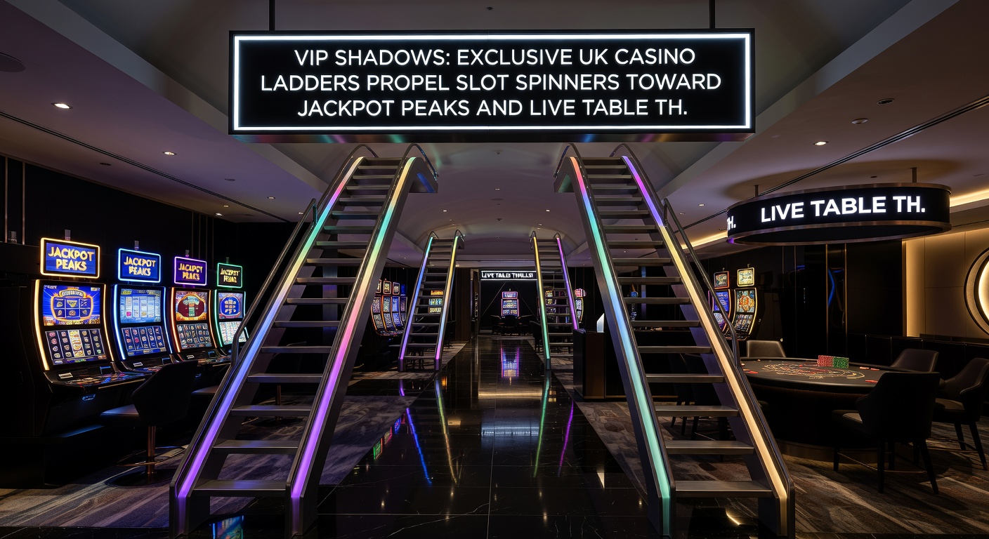 Elite VIP player at a shadowed casino table, surrounded by slot jackpot lights and live dealer cards in a luxurious setting